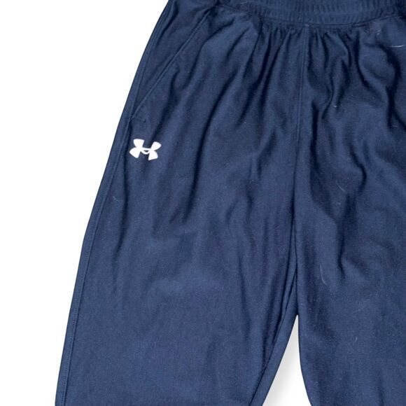 Under Armour Vintage Soccer Running Basketball Pants Navy White Small - Picture 6 of 7